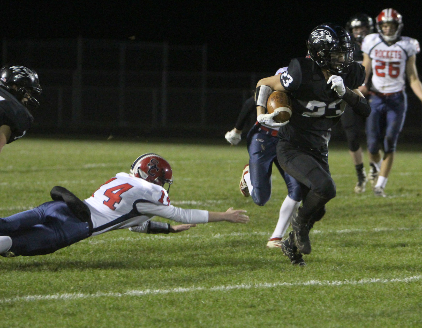 Spencer/Columbus at Bloomer football 10-25-19